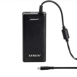 NÖRDIC 90 W USB C kannettavan tietokoneen verkkolaite ja ylimääräinen USB A -portti