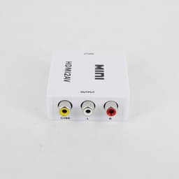 NÖRDIC HDMI till AV 3xRCA CVBS kompositvideo adapter HDMI upplösning 720p 1080p stöd för NTSC PAL
