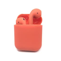 NÖRDIC TWS-i12 in-ear True Wireless earpods hörlurar Bluetooth 5.0 med mikrofon, kompatibel med Android och iOS, röd