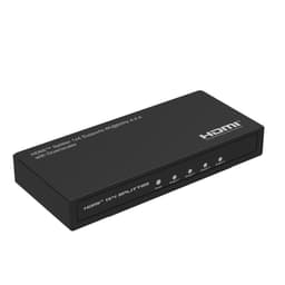 NÖRDIC HDMI 2.0 Splitter 1 till 4, 4Kx2K i 60Hz, EDID och HDCP2.2 och 1.4, Stöd för HDR , Dolby och DTS, Metal
