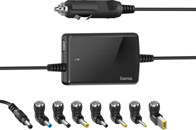 HAMA universell notebookladdare för bil (70W)