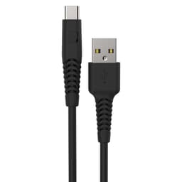 Scosche Heavy Duty USB A-C kabel 1,2m - Sort