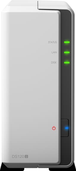 Synology DiskStation DS120j 1-Bay personlig NAS-opsætning