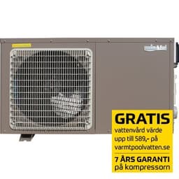 Pool & spa inverter pro värmepump swim & fun - 15.000l-30.000l utgått