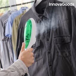 Vertikalt ångstrykjärn innovagoods 800w grönvitt
