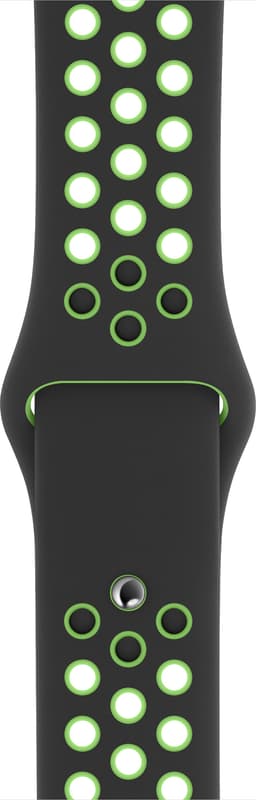 Apple 40 mm Nike Sportsbånd (sort/strejf af lime)