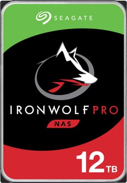 Seagate IronWolf Pro 3.5" intern HDD för NAS (12 TB)