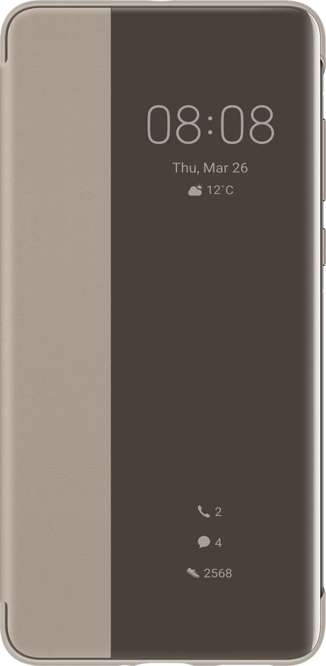 Huawei P40 Smart View deksel (khaki)