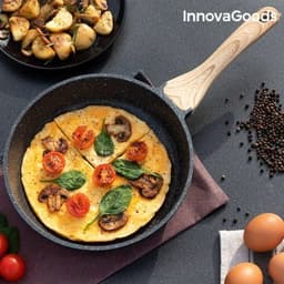 Innovagoods (24 cm) granite-effect premium frying pan
