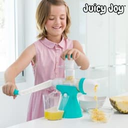 Juice- och glassmaskin med vev juicy joy