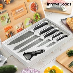 Innovagoods swiss-q stone knife and peeler set (6 pieces)