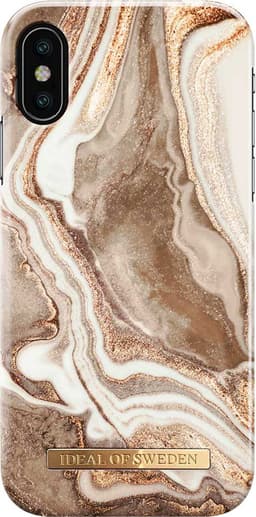iDeal of Sweden suojakuori Apple iPhone X/Xs (Golden Sand Marble)