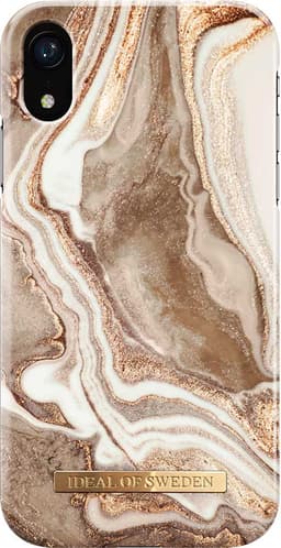 iDeal of Sweden cover til iPhone Xr (golden sand marble)