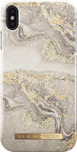 iDeal of Sweden suojakuori iPhone Xs Max (Sparkle Greige Marble)