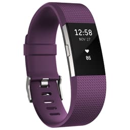 Fitbit Charge 2 aktivitetsur - sølv/lilla - large