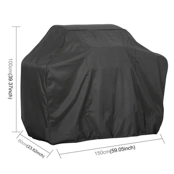 Grillöverdrag 190x70x117cm - skyddar mot väder och vind