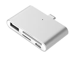 USB Typ-C  smart läsare / adapter för microSD, SD, USB, USB Micro
