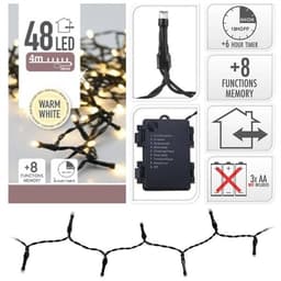 Batteridriven 4m LED-Slinga