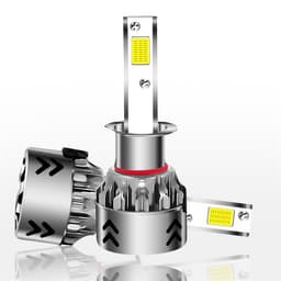 Led konvertering  frontlys 2-Pk Pære H1 27W 3000LM 6000K