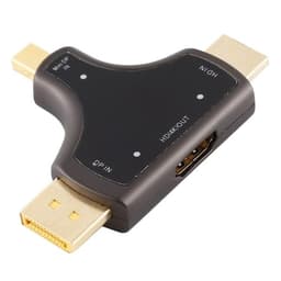DisplayPort + Mini DisplayPort + HDMI till HDMI hona