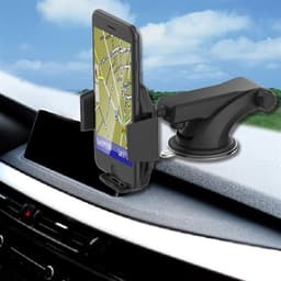 Matkapuhelimen pidike teleskooppivarrella autoon