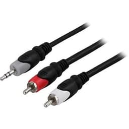 Lydkabel 3,5mm -2xRCA 2 meter