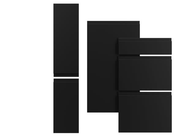 Epoq Integra Black dør til kjøkken 40x70