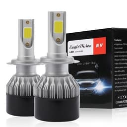 Led-muutossarja ajovalot 2-Pakkaus Polttimo  H7 18W 2000LM 6000K