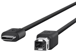 Belkin USB-C til USB-B kabel 2 m (sort)