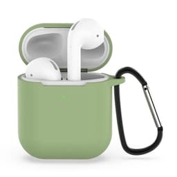 Shockproof silikon beskyttelsedeksel til Apple AirPods 1 / 2 - Grønn