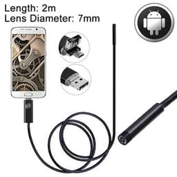 Inspektionskamera for mobil & PC - 6 LED - 2 meter