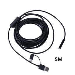 Sonde- og inspeksjonskamera 5 m for  mobiltelefon -Micro-usb / Type C / PC