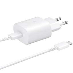 Samsung Super Fast 25 W seinälaturi + 1 m kaapeli (valkoinen)