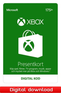 Xbox Live presentkort 175 SEK