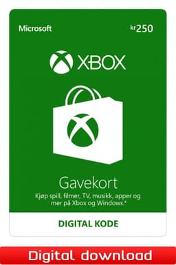 Xbox Live Gift Card 250 NOK
