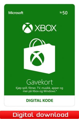 Xbox Live Gift Card 50 NOK