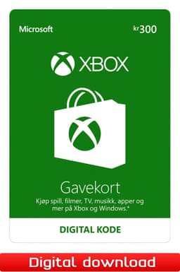 Xbox Live Gift Card 300 NOK