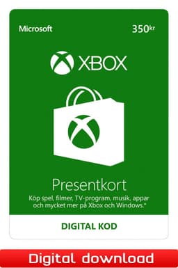 Xbox Live presentkort 350 SEK