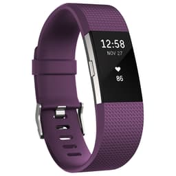 Fitbit Charge 2 aktivitetsarmband silver, lila (S)