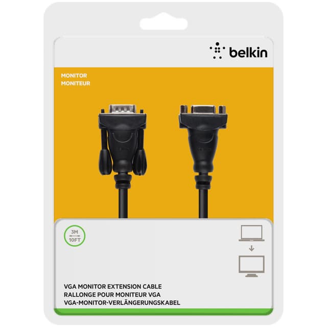 Belkin VGA förlängningskabel video (3 m)