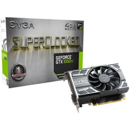 EVGA GeForce GTX 1050 Ti SC Gaming grafikkort - 4G