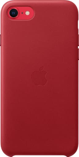 iPhone SE Gen. 2 läderfodral (rött)