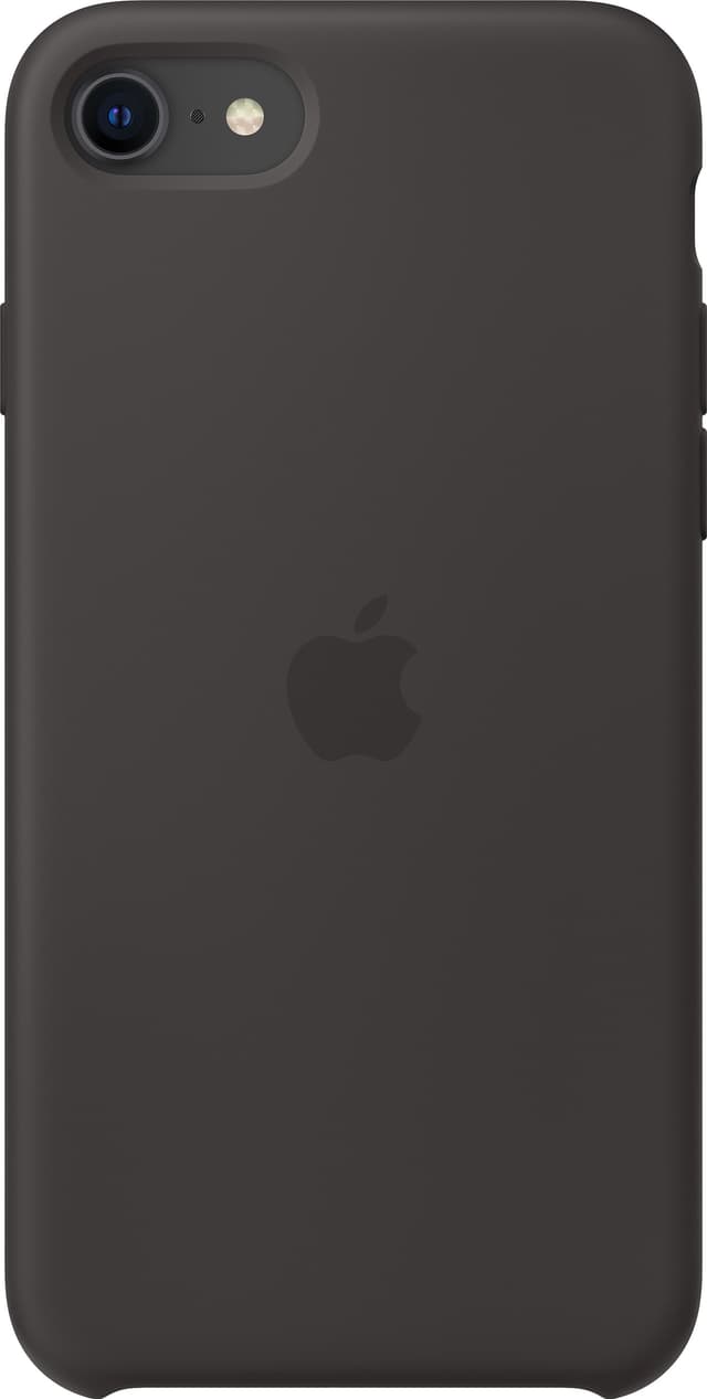 iPhone SE Gen. 2 silikondeksel (sort)