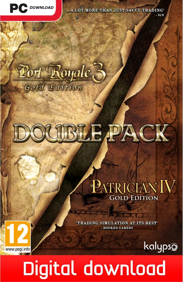 Port Royale 3 Gold + Patrician IV Gold - Double Pack - PC Windows