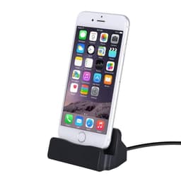 Dokkingstasjon - Lightning dock med USB-kabel - svart