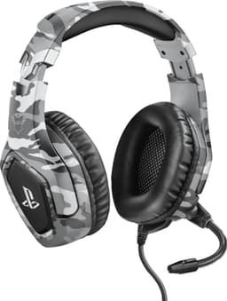 Trust GXT 488 Forze-G headset för gaming för PS4 (grå kamouflage)