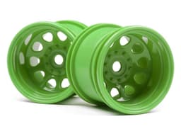 HPI-120039 Classic King Wheel Green (2.2in/2pcs)