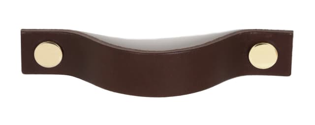 Epoq Cuoio skinnhåndtak (brun/messing/krom)