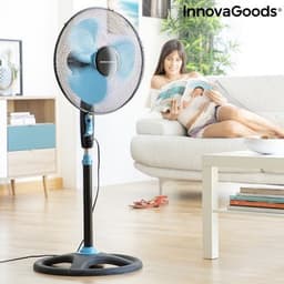 Stående fläkt innovagoods ø 40 cm 50w svart blå