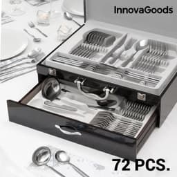 Innovagoods cook d'lux bestickset i rostfritt stål (72 delar)